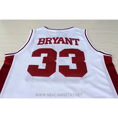 Camiseta Lower Merion Kobe Bryant NO 33 Blanco